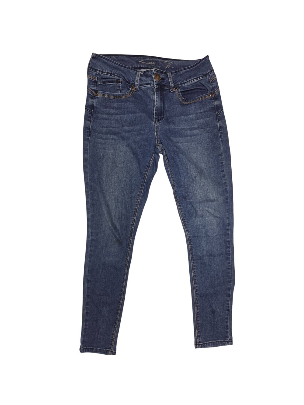Seven7 High Rise Skinny Jeans Medium Wash Size 6